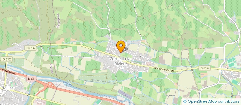 localisation de l'entreprise MORON MDB  CORNEILLA-LA-RIVIERE