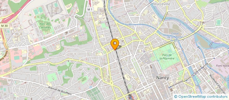 localisation de l'entreprise MORONVAL SARL à NANCY