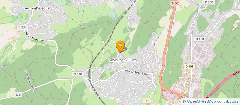 localisation de l'entreprise MOROUCO ACBJ  MISEREY-SALINES