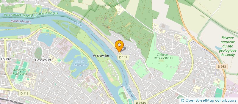 localisation de l'entreprise MOROY LOCADEV INFO  LIMAY