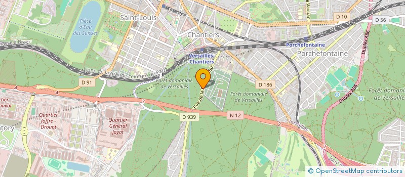 localisation de l'entreprise MORPHEE à VERSAILLES