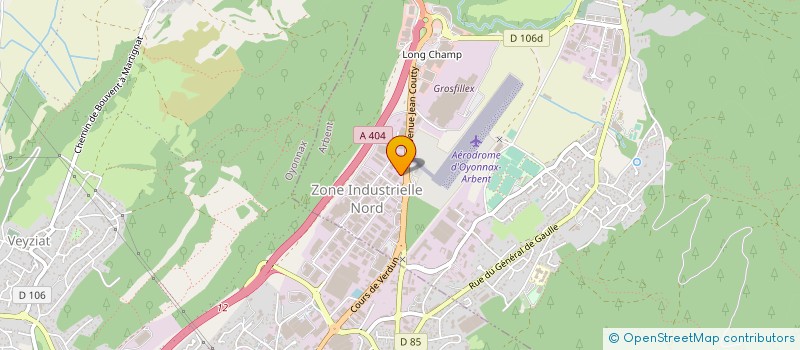 localisation de l'entreprise MORPHEE IMMOBILIER à ARBENT