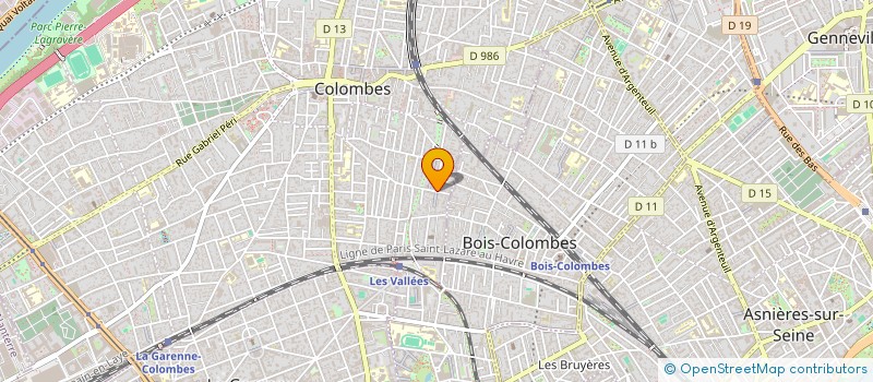 localisation de l'entreprise MORPHEUS à COLOMBES