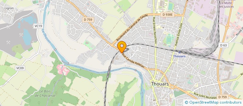 localisation de l'entreprise MORPHEUS à THOUARS
