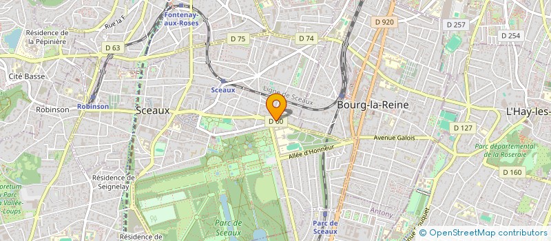 localisation de l'entreprise MORPHIL INVEST à SCEAUX