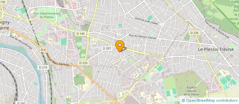 localisation de l'entreprise MORPHO à CHAMPIGNY-SUR-MARNE