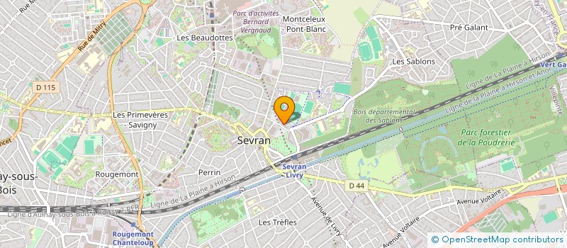 localisation de l'entreprise MORPHO PARIS   SOINS ESTHETIQUES AVANCES à SEVRAN