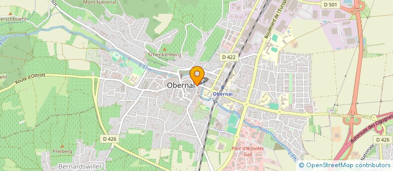 localisation de l'entreprise MORRALY à OBERNAI