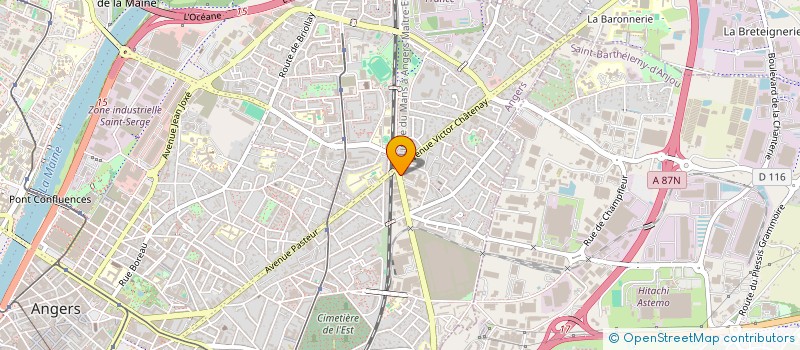 localisation de l'entreprise MORRELLS FRANCE  ANGERS