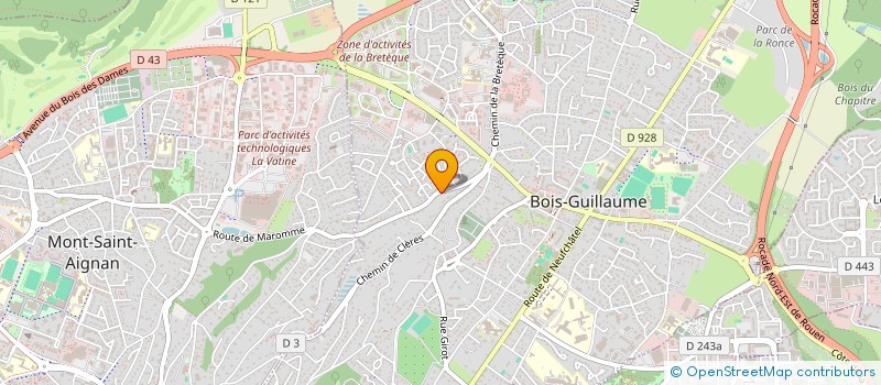 localisation de l'entreprise MORRICONE à BOIS-GUILLAUME