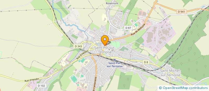 localisation de l'entreprise MORRIGAN TATTOO SHOP  SAINT-POL-SUR-TERNOISE