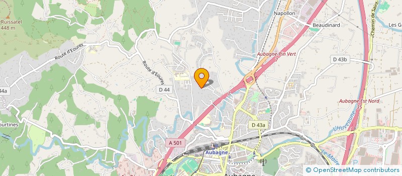 localisation de l'entreprise MORRIS PRODUCTIONS  AUBAGNE