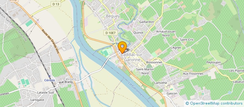 localisation de l'entreprise MORRISSON BAR  CADILLAC-SUR-GARONNE