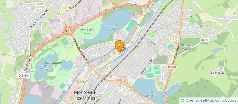 localisation de l'entreprise MORRO SA à MONTCEAU-LES-MINES