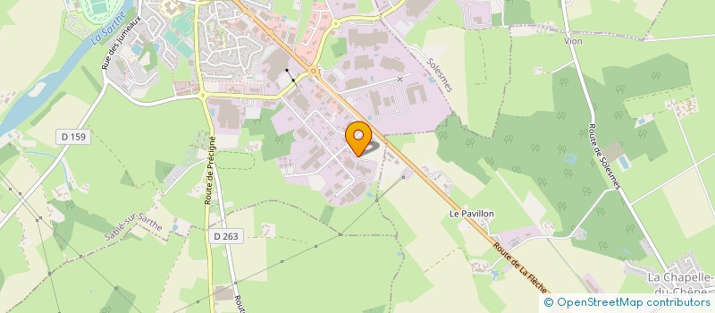 localisation de l'entreprise MORS SMITT FRANCE à SABLE-SUR-SARTHE