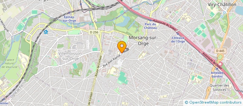 localisation de l'entreprise MORSANG KARATE SHOTOKAN à MORSANG-SUR-ORGE