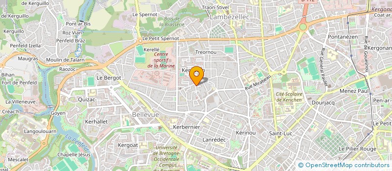 localisation de l'entreprise MORSE à BREST