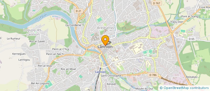 localisation de l'entreprise MORSEPO  LANNION