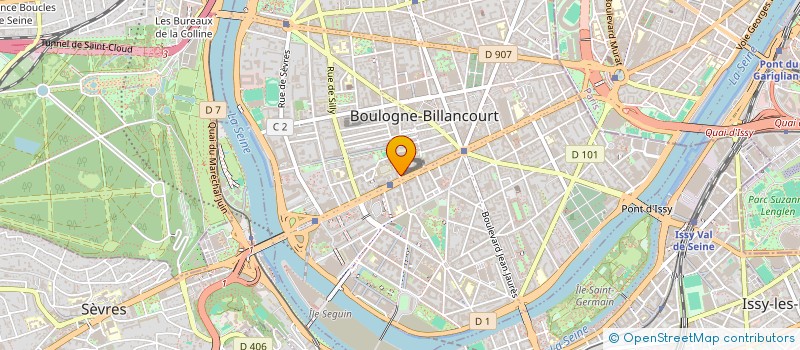 localisation de l'entreprise MORSO RISTORANTE SARL à BOULOGNE-BILLANCOURT