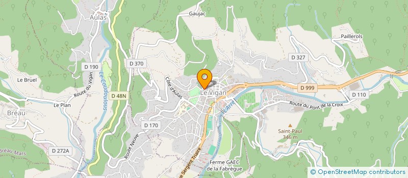 localisation de l'entreprise MORT AU VIN  LE VIGAN