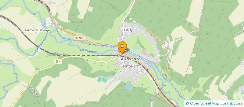 localisation de l'entreprise MORT PARIS à MONTBARD