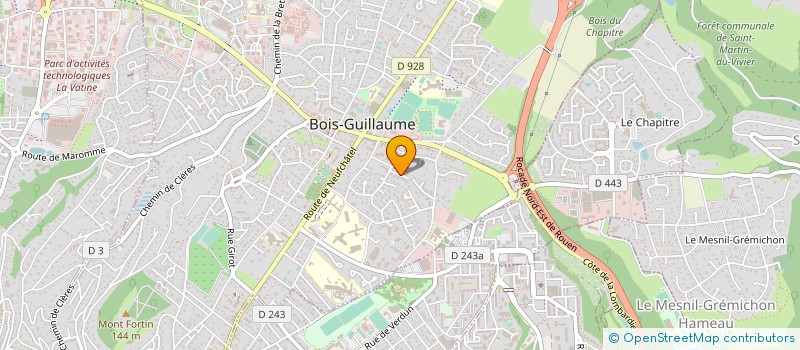 localisation de l'entreprise MORTAGNE à BOIS-GUILLAUME