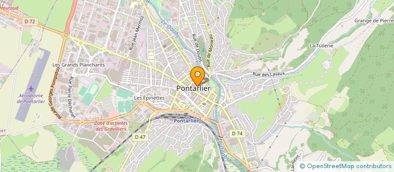 localisation de l'entreprise MORTEAU AGENCEMENT à LA CLUSE-ET-MIJOUX