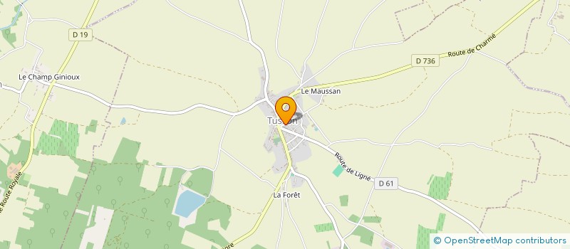 localisation de l'entreprise MORTEAU PINTO  TUSSON