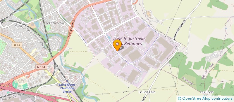 localisation de l'entreprise MORTELETTE INVEST à SAINT-OUEN-L'AUMONE