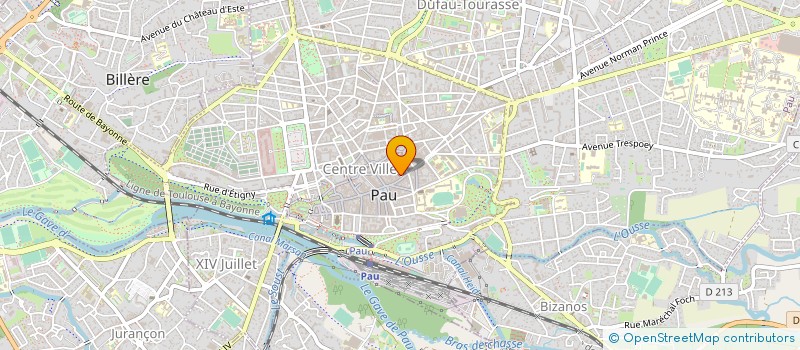 localisation de l'entreprise MORTENOL GESTION à PAU