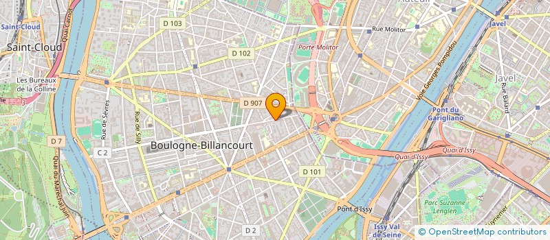 localisation de l'entreprise MORTEPLAN à BOULOGNE-BILLANCOURT
