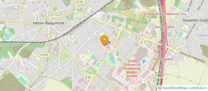 localisation de l'entreprise MORTIER à HENIN-BEAUMONT