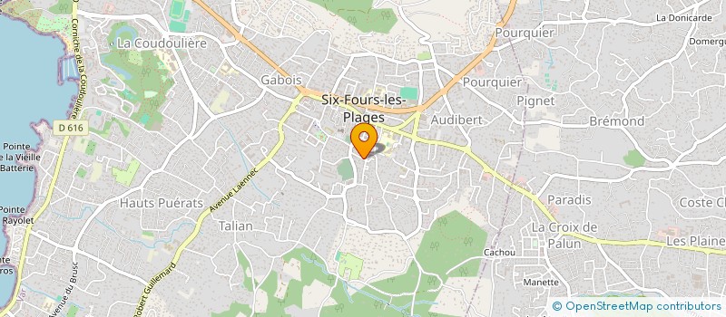localisation de l'entreprise MORTIER à SIX-FOURS-LES-PLAGES
