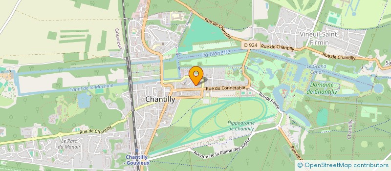 localisation de l'entreprise MORTOLA  CHANTILLY