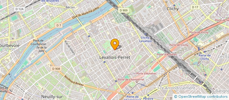 localisation de l'entreprise MORTON à LEVALLOIS PERRET