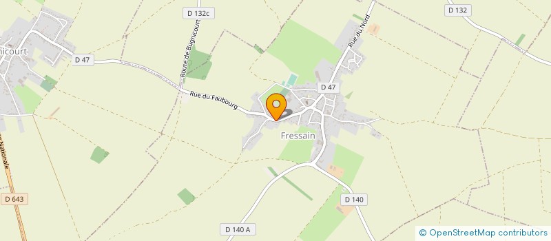 localisation de l'entreprise MORTREUX ISABELLE  FRESSAIN