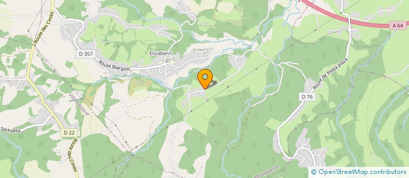 localisation de l'entreprise MORTRICAS  MOUGUERRE