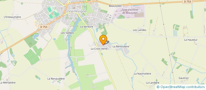 localisation de l'entreprise MORVAN  VIEILLEVIGNE