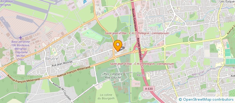 localisation de l'entreprise MORVAN ANTOINE CHIRURGIE  MERIGNAC