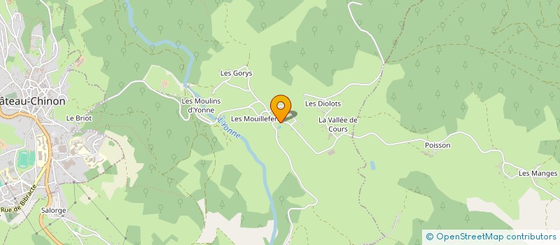 localisation de l'entreprise MORVAN BOIS ET SERVICES à CHATEAU-CHINON CAMPAGNE