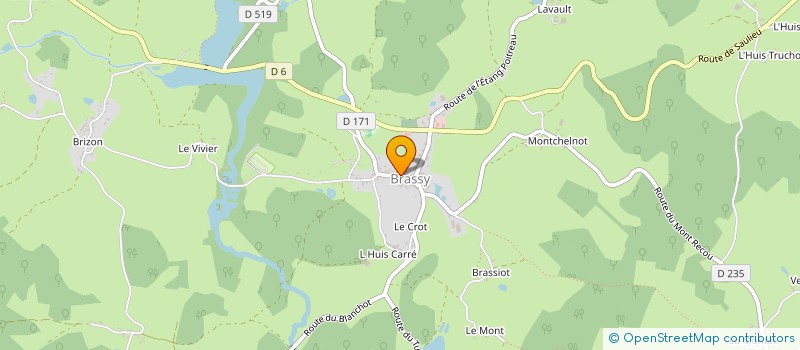 localisation de l'entreprise MORVAN ECHECS  BRASSY