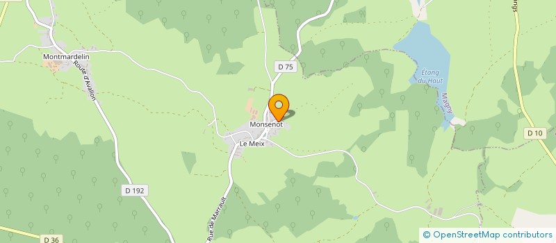 localisation de l'entreprise MORVAN ECO INSTALLATIONS  SAINT-GERMAIN-DES-CHAMPS