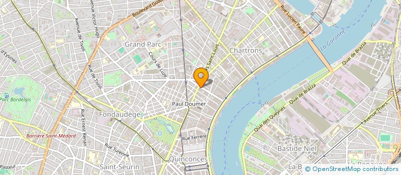 localisation de l'entreprise MORVAN ET MORVAN à BORDEAUX