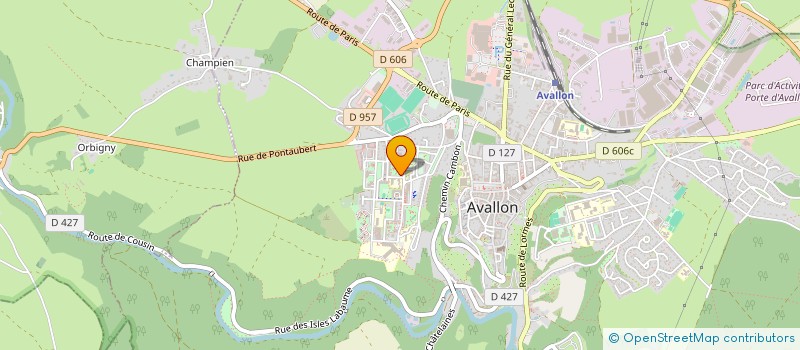 localisation de l'entreprise MORVAN FORET à AVALLON