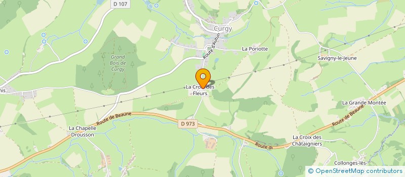 localisation de l'entreprise MORVAN GUEPES & RAMONAGE  CURGY