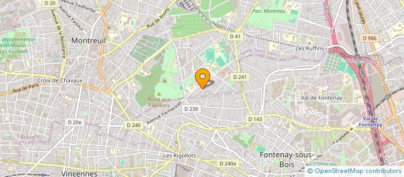 localisation de l'entreprise MORVAN IMPORT - EXPORT à MONTREUIL
