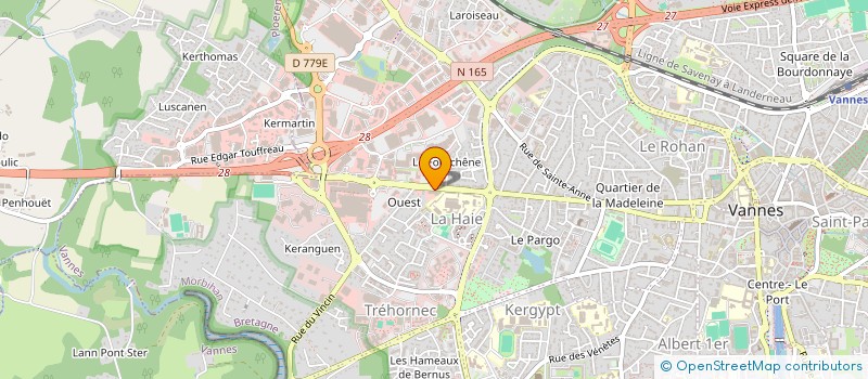 localisation de l'entreprise MORVAN NUTRITION ANIMALE à VANNES