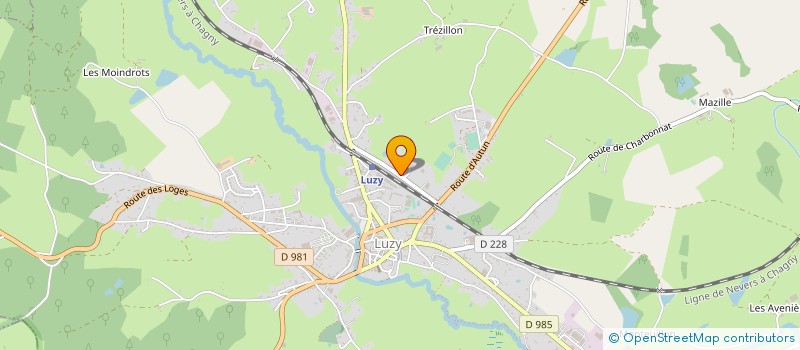 localisation de l'entreprise MORVAN PARA MEDICAL à LUZY