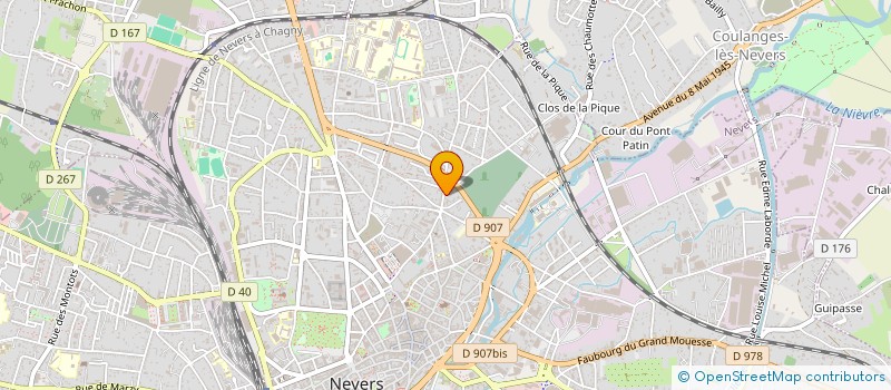 localisation de l'entreprise MORVAN PILOTING CONVOIS EXCEPTIONNELS (MPCE) à NEVERS