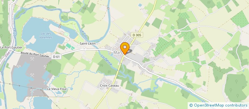 localisation de l'entreprise MORVAN-POURRET  MARCON